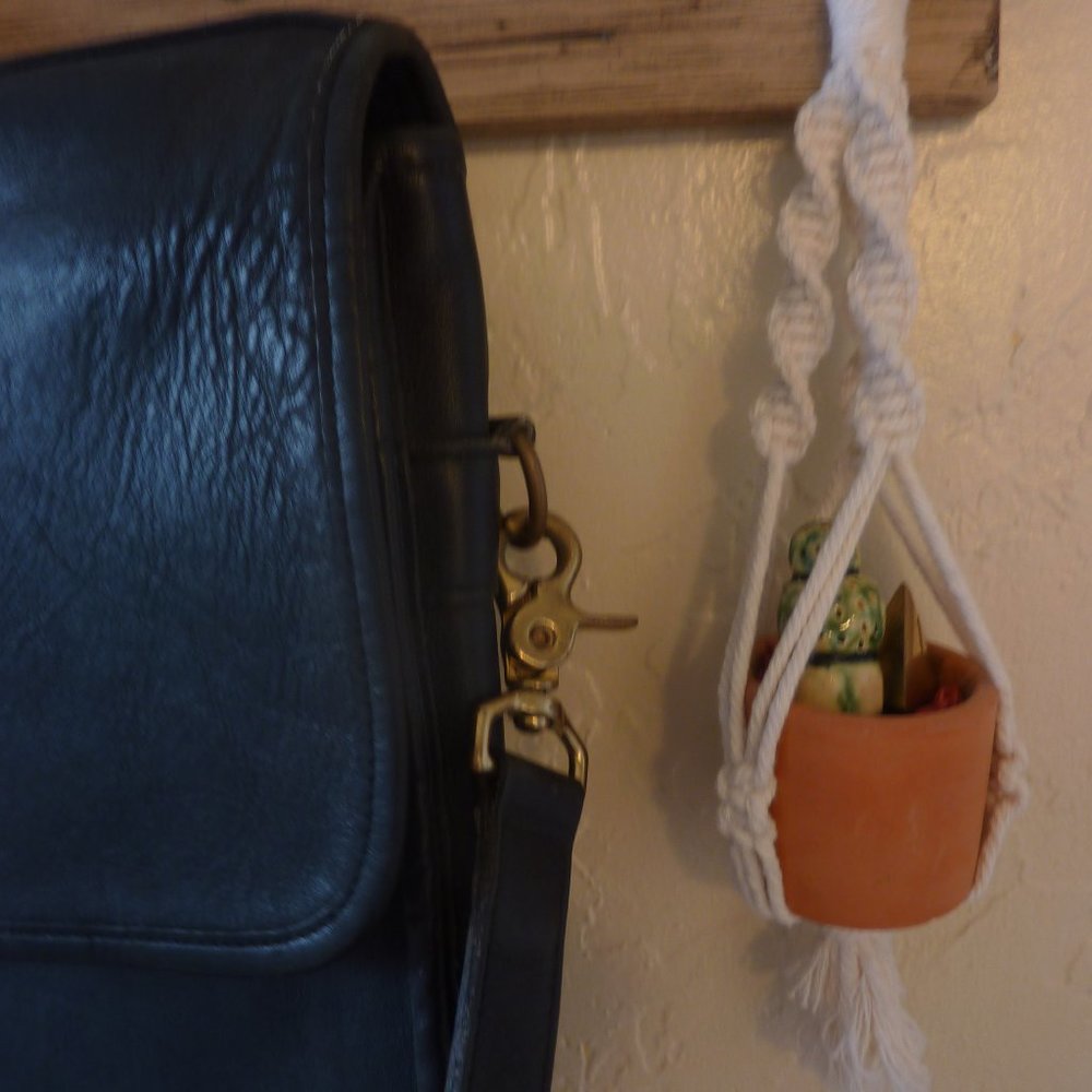 Vintage Black Coach Briefcase - Picture 2 of 13